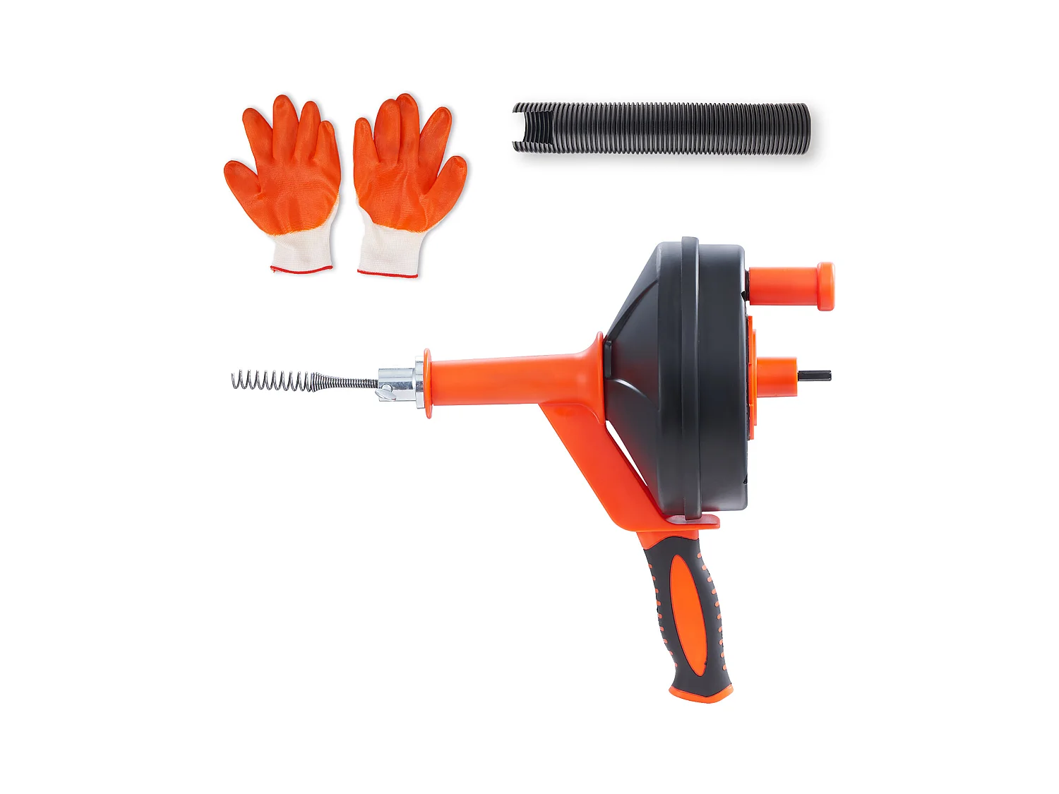 7.6M 0.6Cm Tarière de Drainage, Déboucheur de Plomberie à Alimentation Manuelle SucceBuy