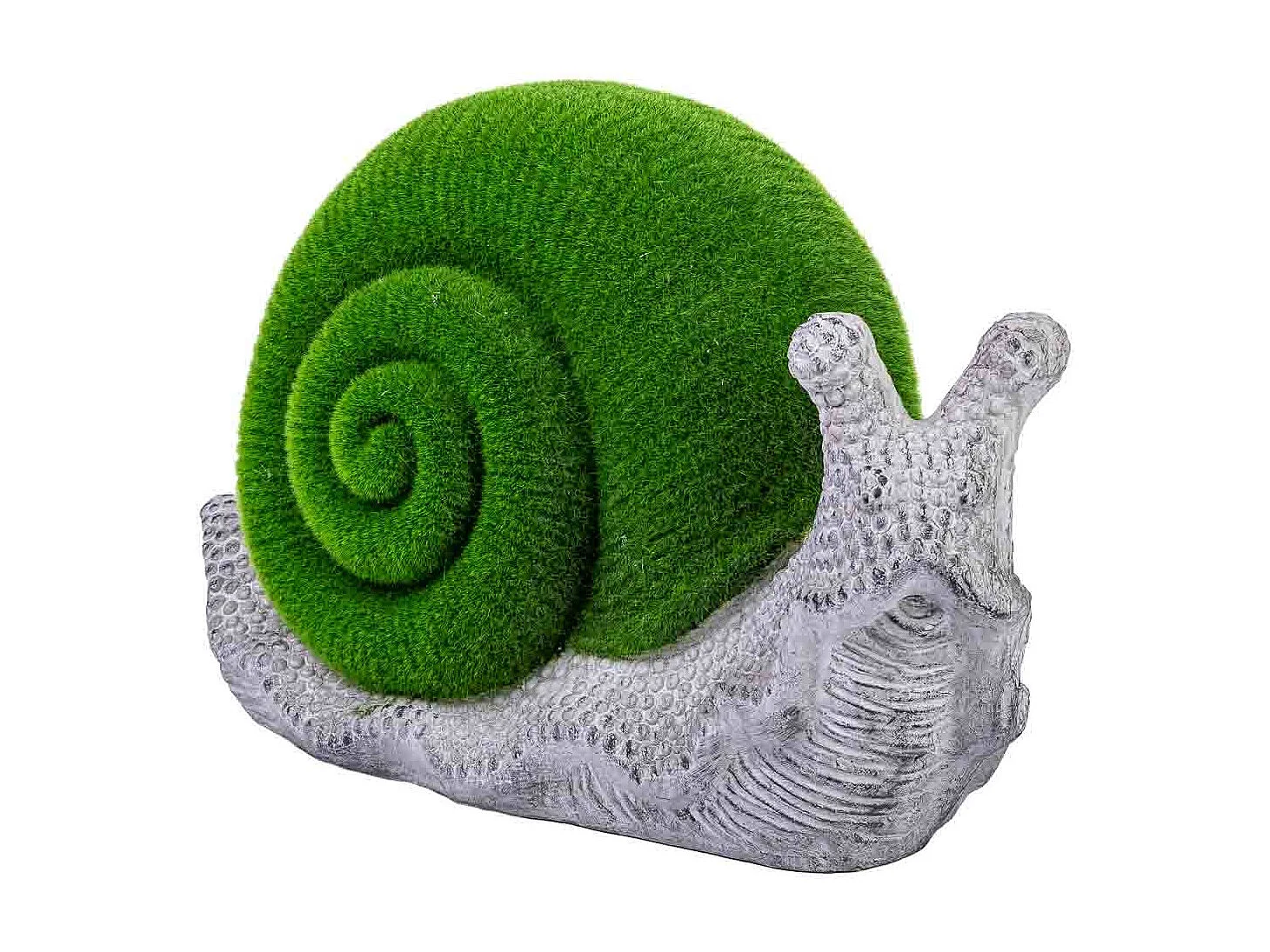 Figura decorativa caracol 47x20x29h cm