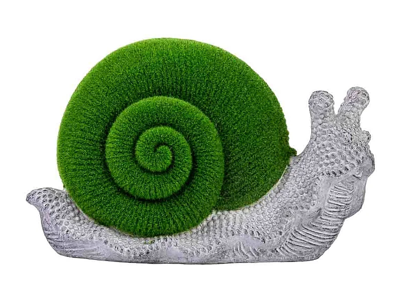 Figura decorativa caracol 47x20x29h cm