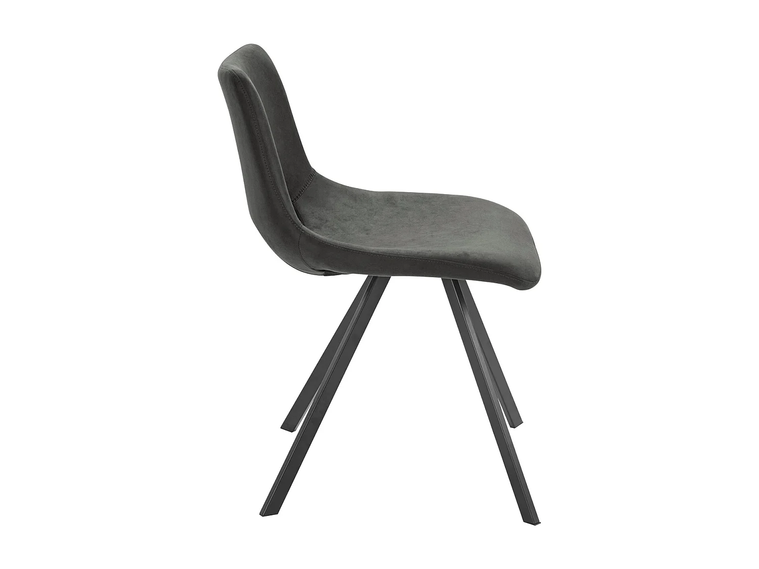 Leon|Chaise 2 Pack Anthracite