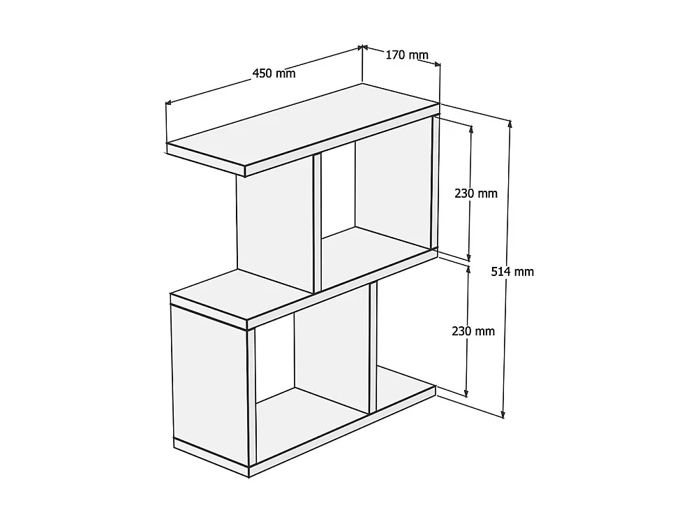 Zed - Table d'appoint effet travertin - Beige