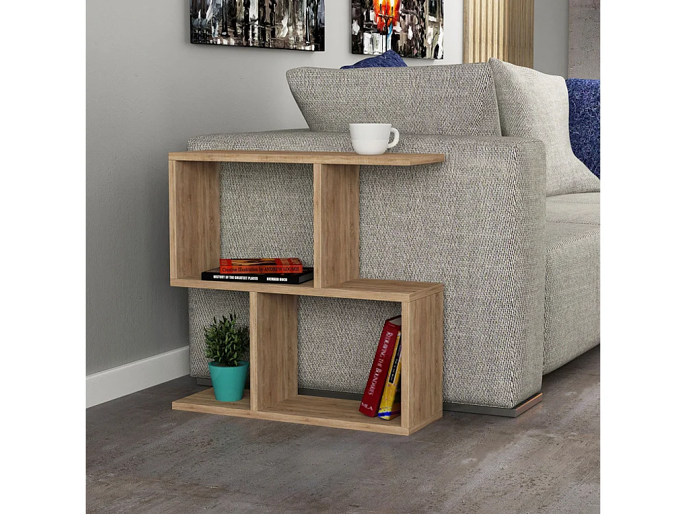 Zed - Table d'appoint en bois - Bois clair