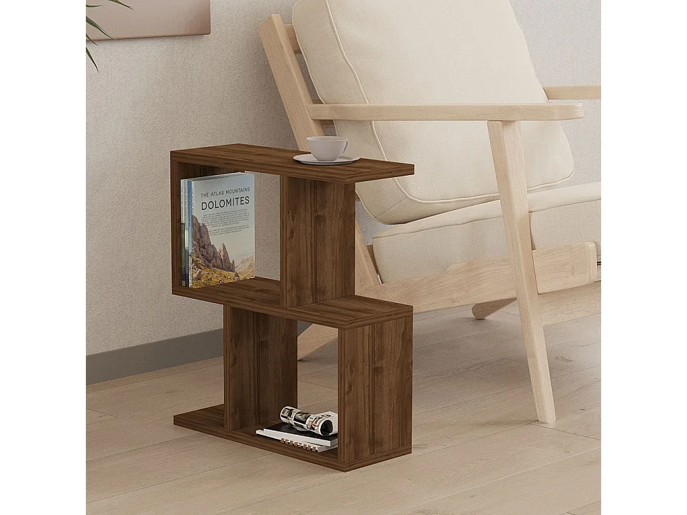 Zed - Table d'appoint en bois - Bois foncé