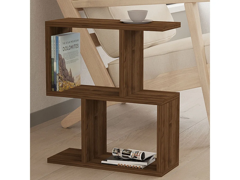 Zed - Table d'appoint en bois - Bois foncé