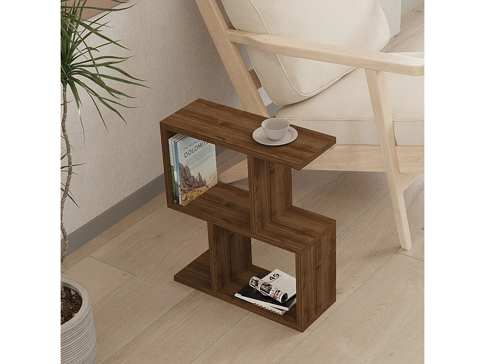 Zed - Table d'appoint en bois - Bois foncé