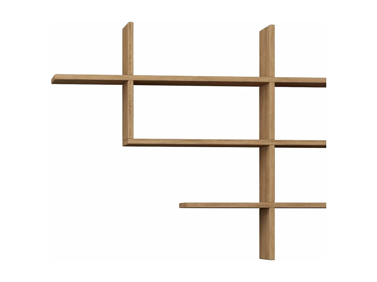 Graph - Étagère murale en bois L150cm - Bois clair