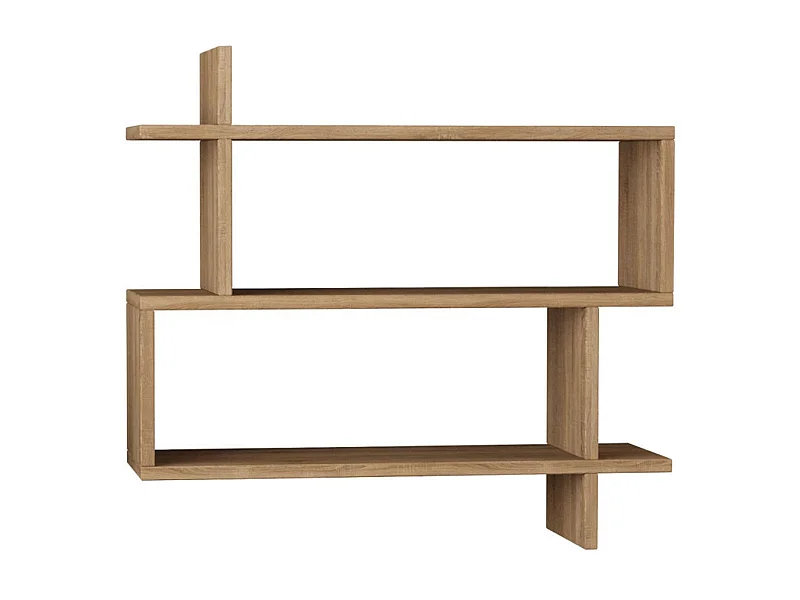 Plex - Étagère murale en bois L70cm - Bois clair