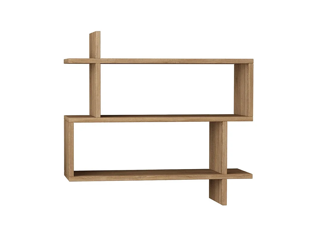 Plex - Étagère murale en bois L70cm - Bois clair