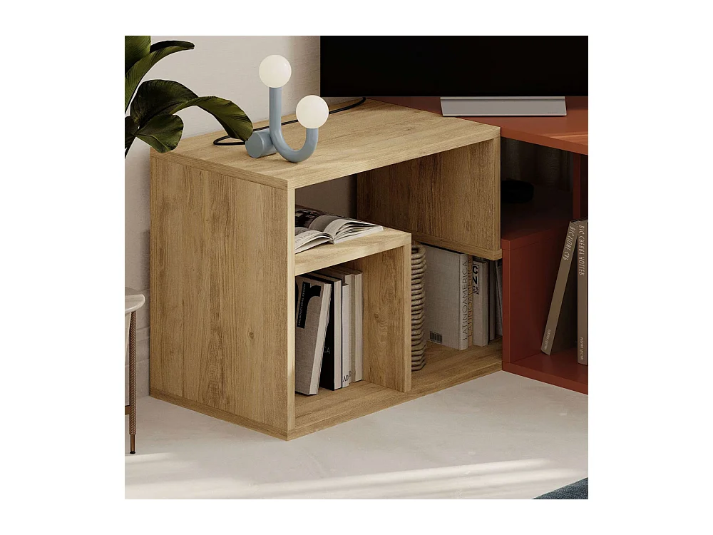 Flex - Meuble TV modulable en bois L145cm - Terracotta