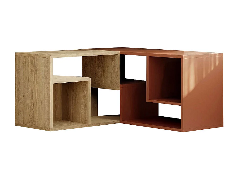 Flex - Meuble TV modulable en bois L145cm - Terracotta