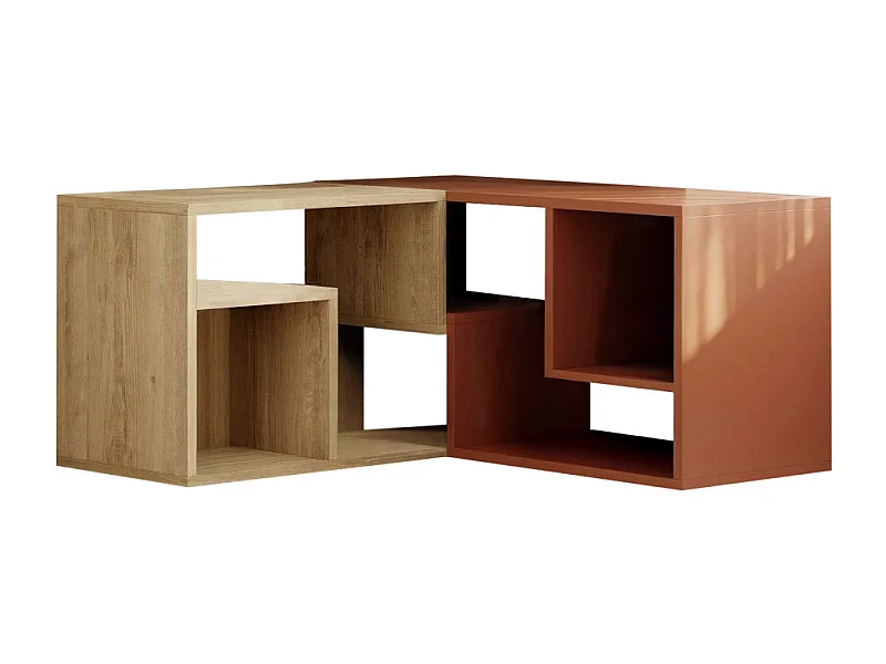 Flex - Meuble TV modulable en bois L145cm - Terracotta