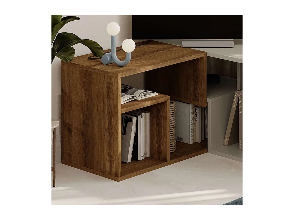 Flex - Meuble TV modulable en bois L145cm - Beige