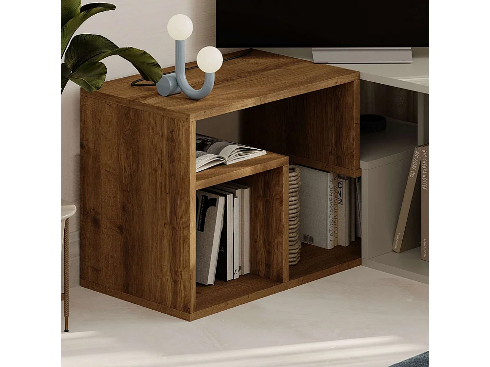 Flex - Meuble TV modulable en bois L145cm - Beige