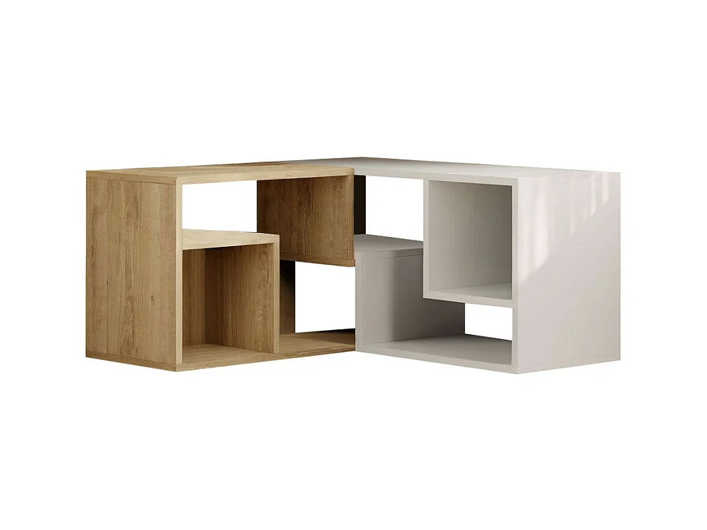 Flex - Meuble TV modulable en bois L145cm - Blanc