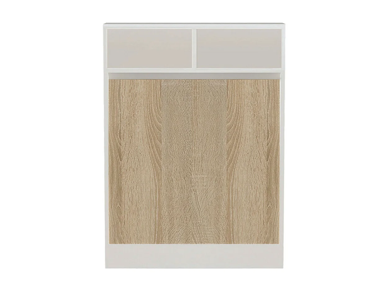 Brock - Table à manger rétractable 2 personnes en bois - Bois clair