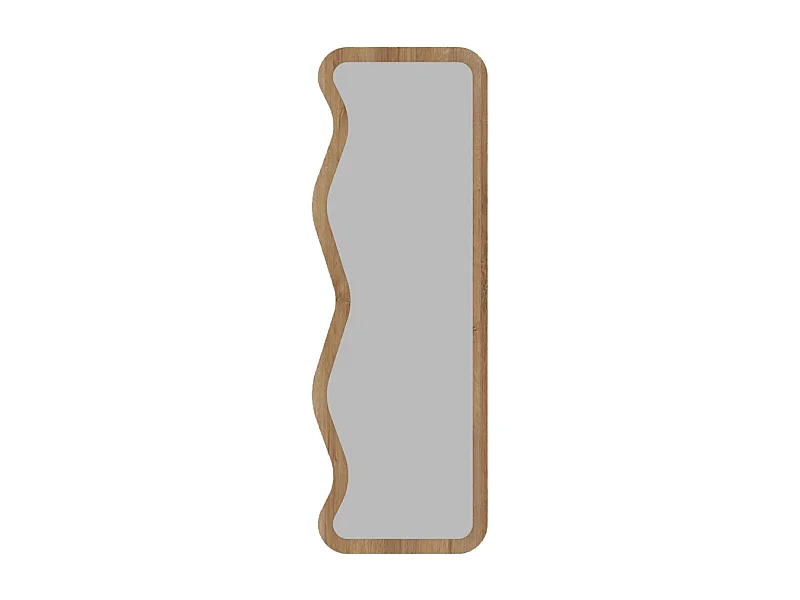 Ronda - Miroir sur pieds en bois 50x160cm - Bois clair