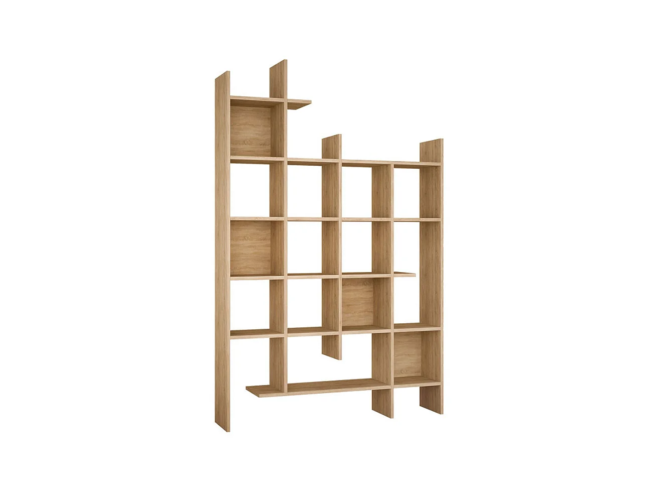 Mako - Étagère en bois H188cm - Bois clair