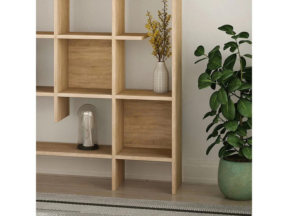 Mako - Étagère en bois H188cm - Bois clair