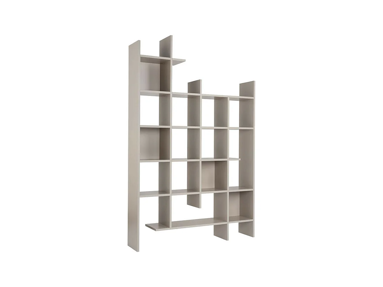 Mako - Étagère en bois H188cm - Beige