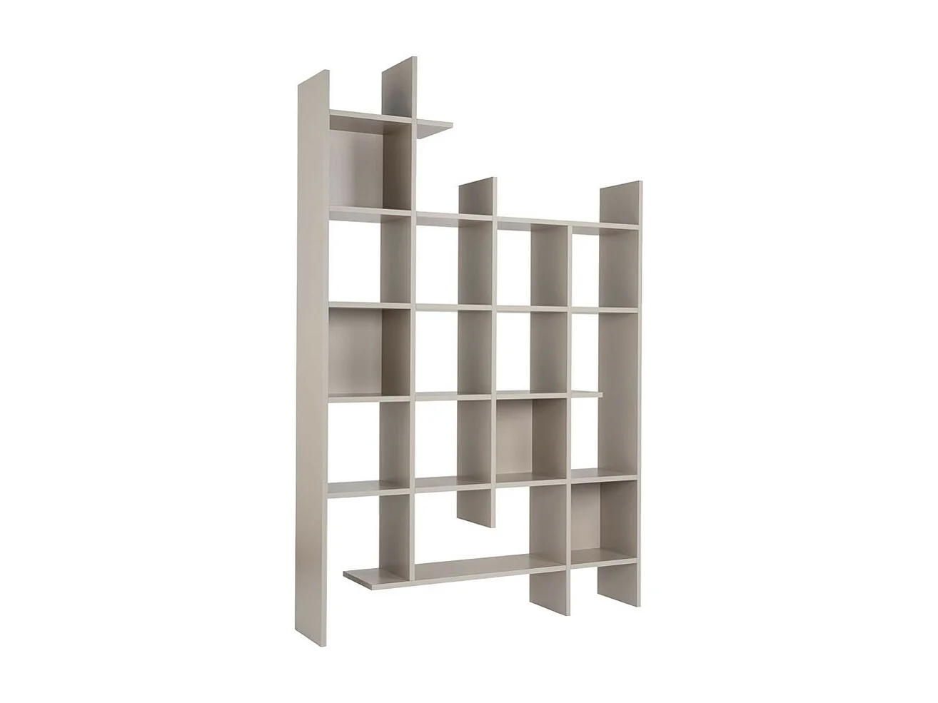 Mako - Étagère en bois H188cm - Beige