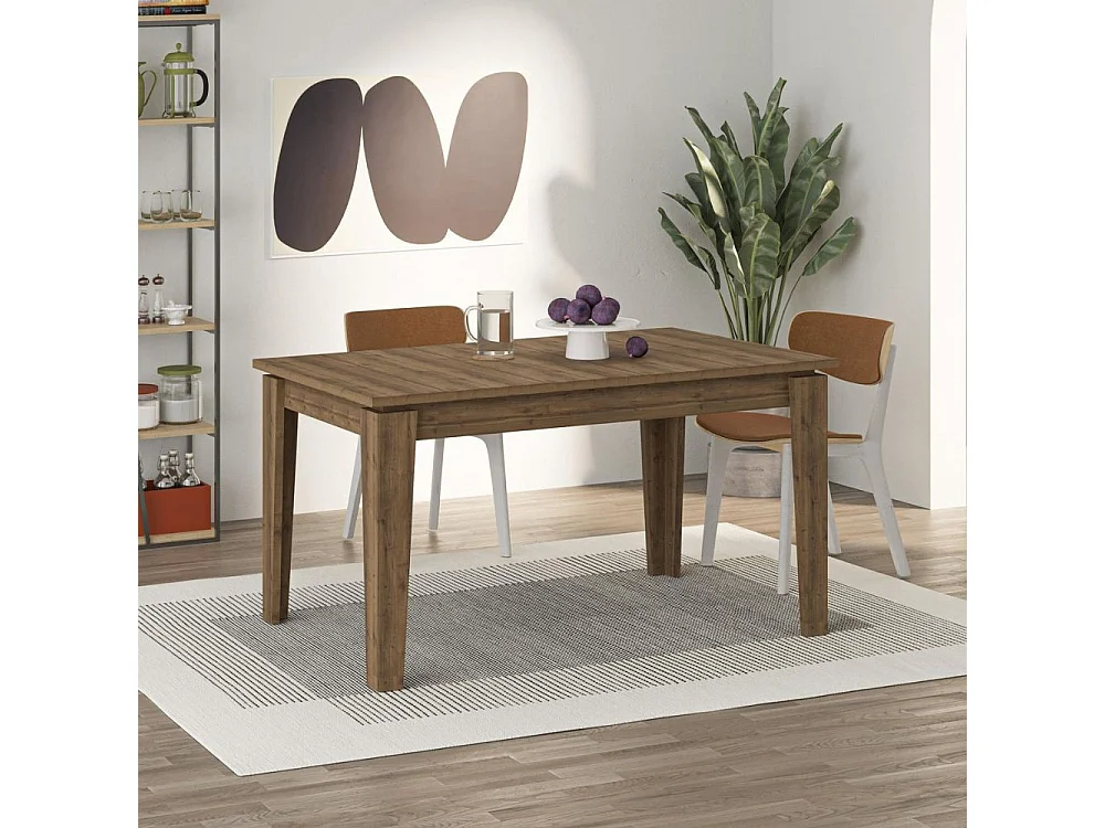 Tavolo allungabile Tolmen 140x80 colore noce hitit