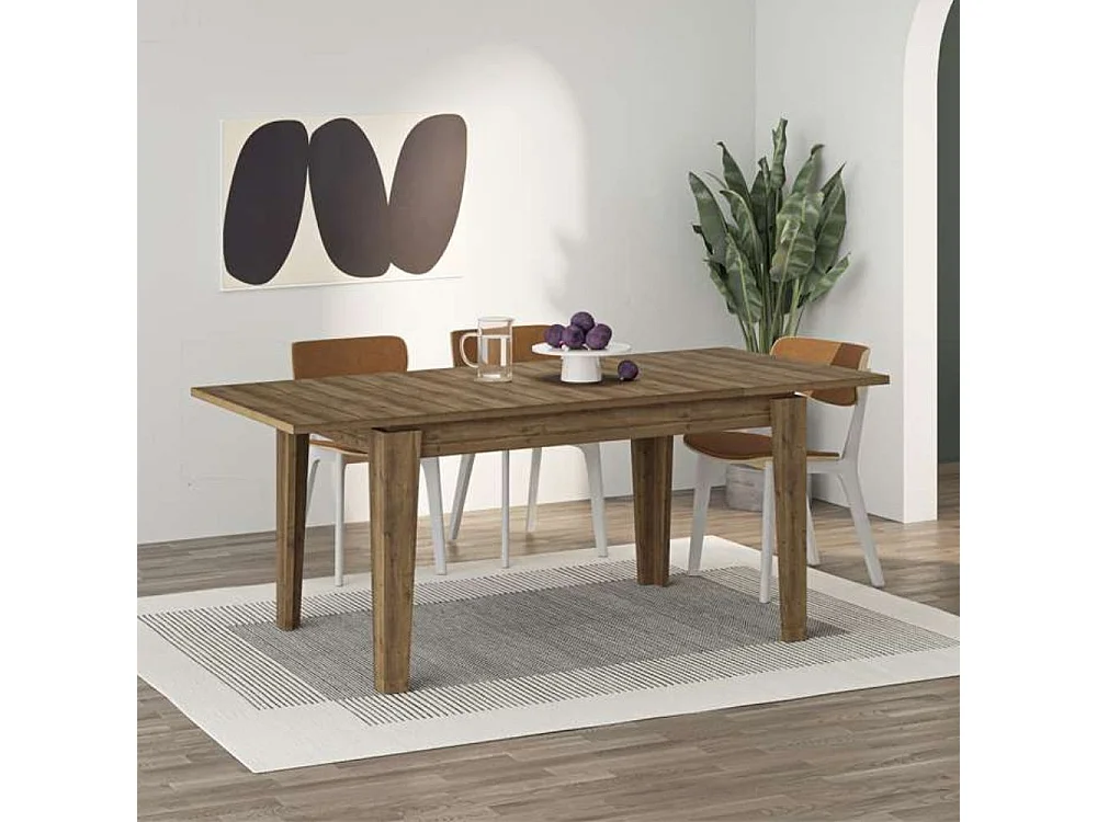 Tavolo allungabile Tolmen 140x80 colore noce hitit