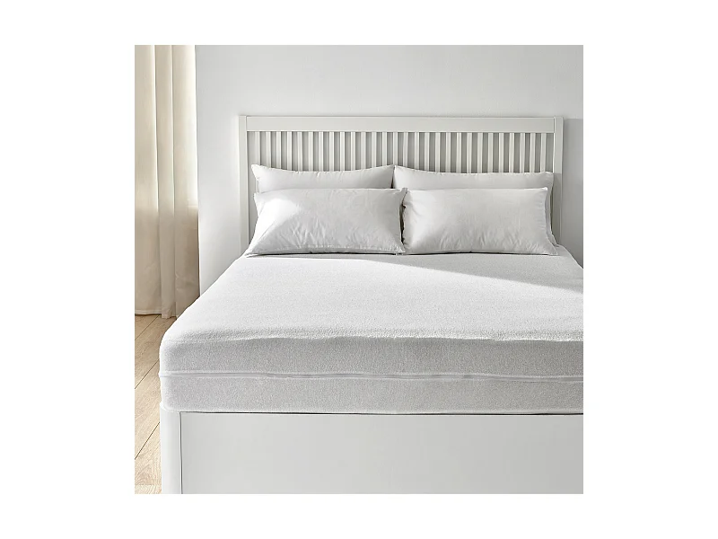 Ademende matrashoes van badstof met aloë vera