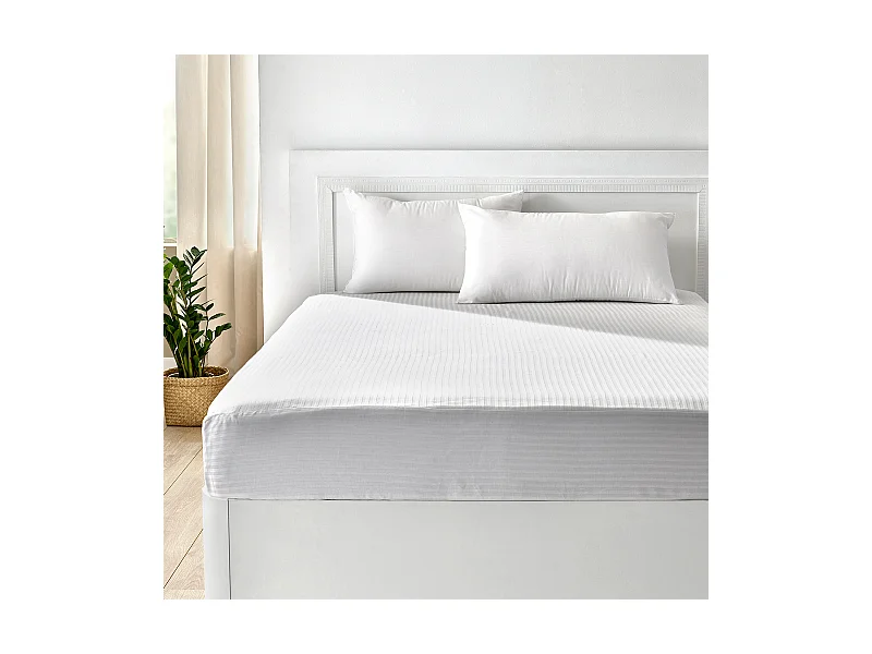 Matratzenschoner aus 100 % atmungsaktiver Baumwolle