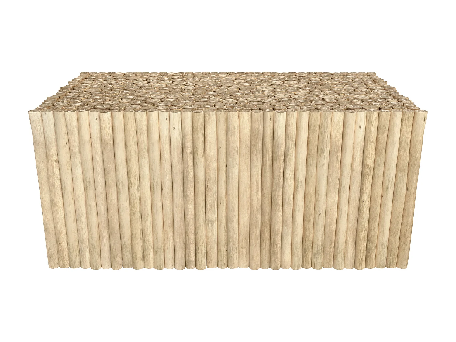 Salotto da giardino 4 persone legno di teak, divano, tavolino - Sunny