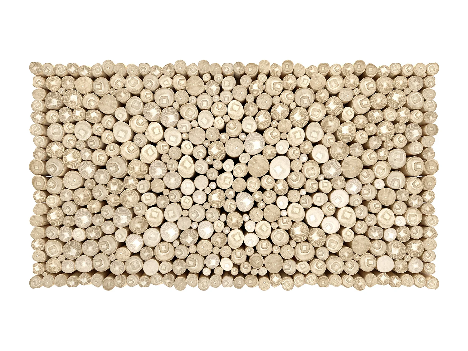 Salotto da giardino 4 persone legno di teak, divano, tavolino - Sunny