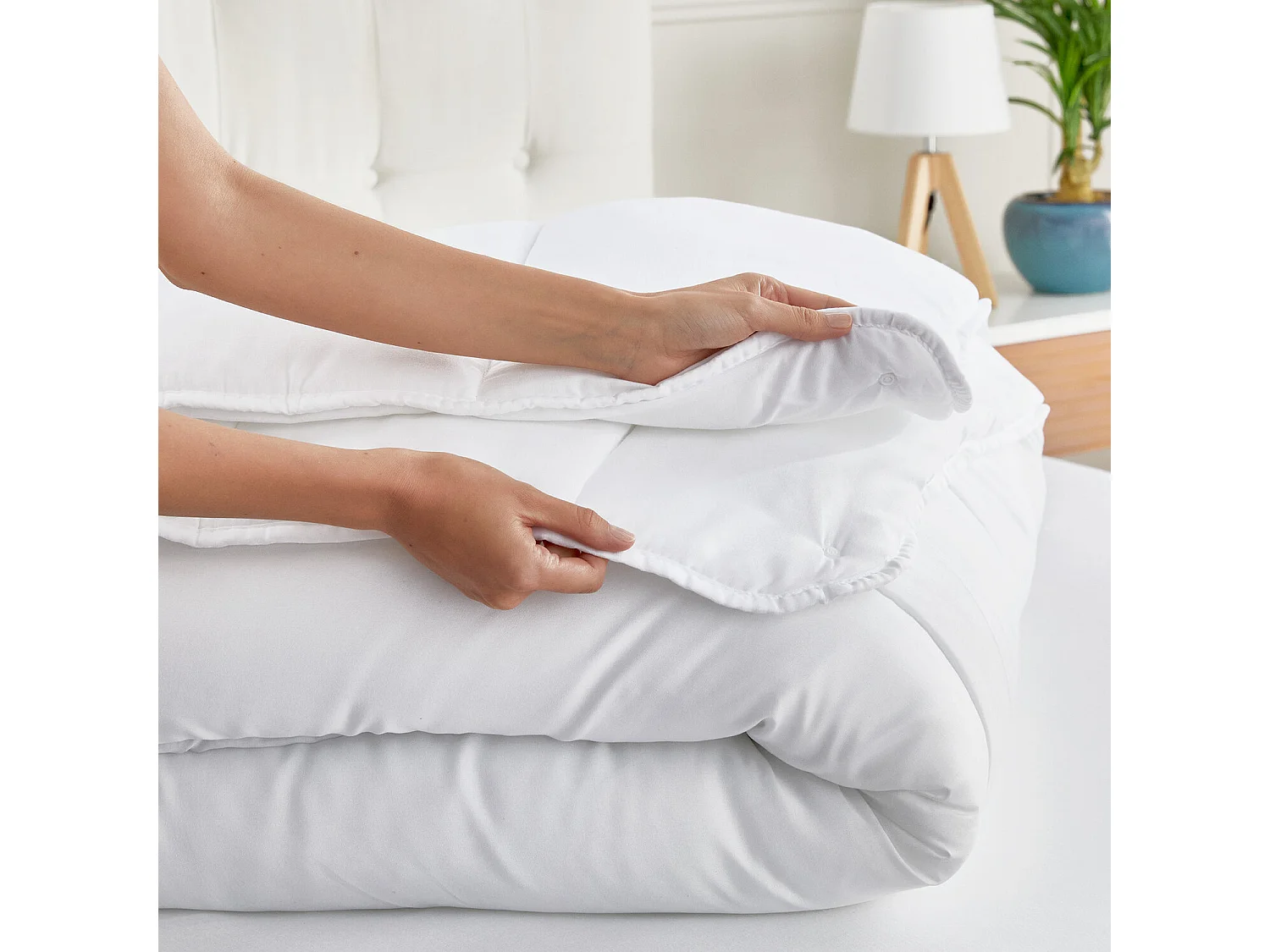 Edredón Nórdico 240x220cm| PKH Aloe Vera| 4 Estaciones| Cama 150/160