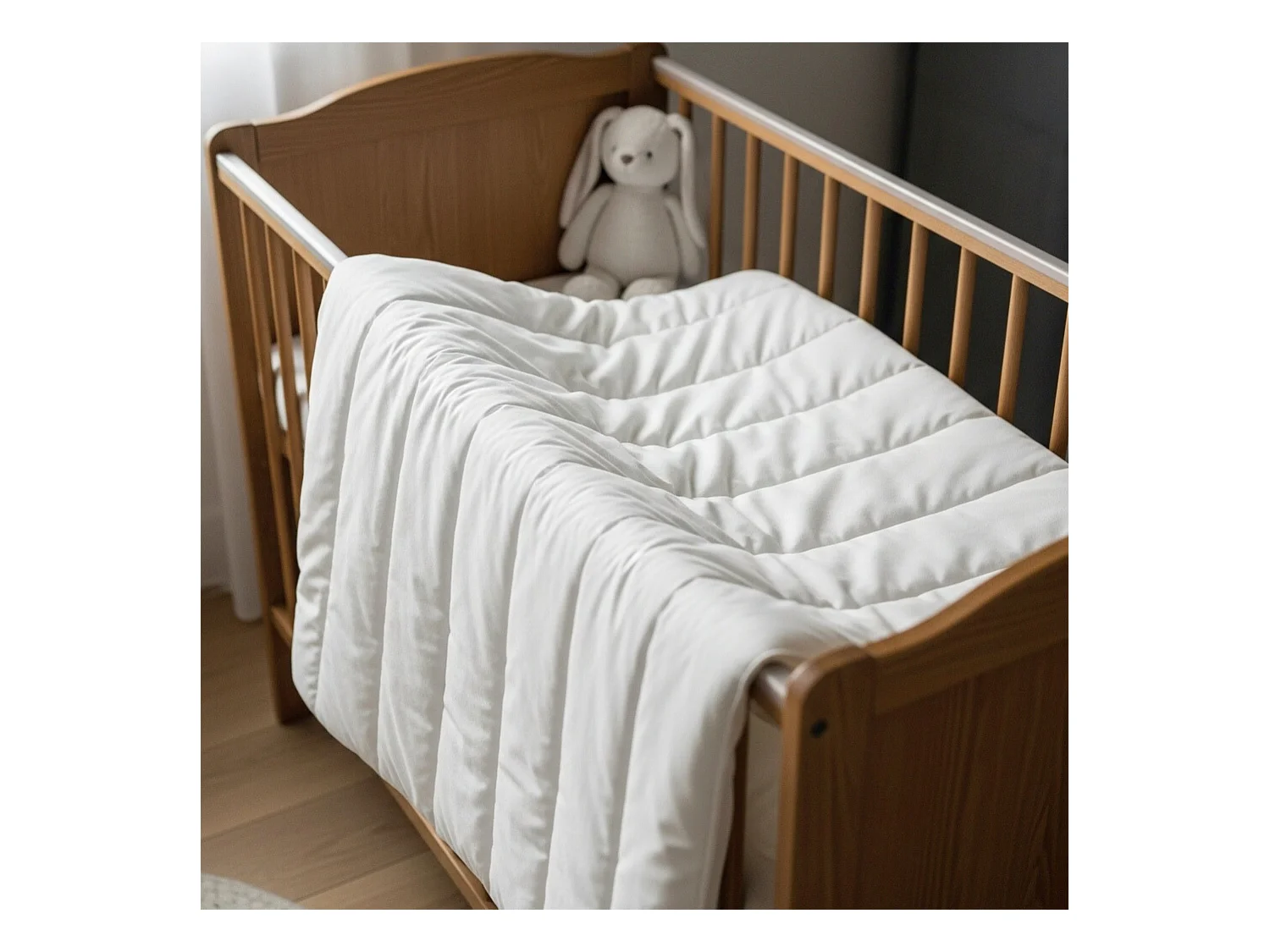 Couette bébé tempérée anti-acariens et anti-bactériens 80x120