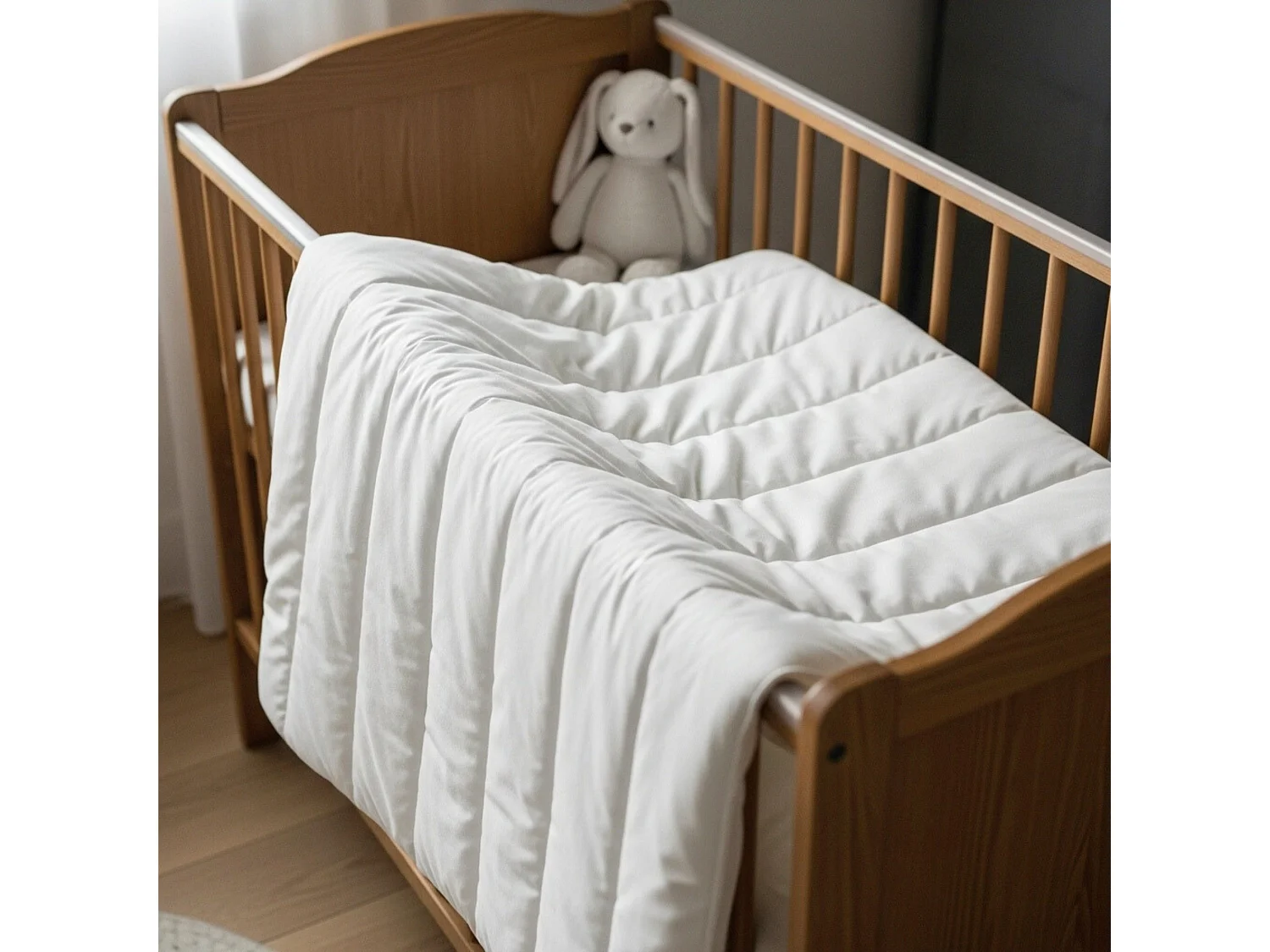 Couette bébé tempérée anti-acariens et anti-bactériens 80x120