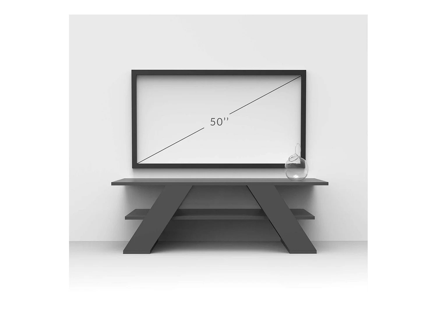 Meuble TV en aggloméré Farfalla