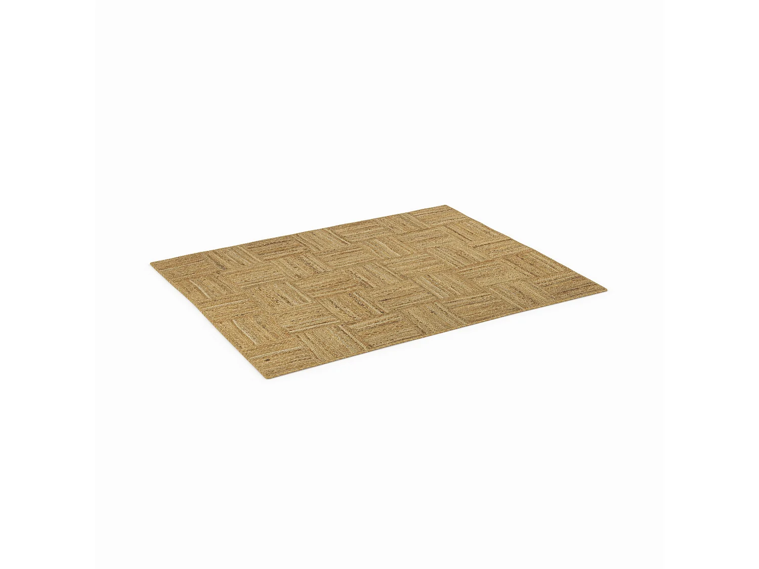 Tappeto rettangolare in juta 120 x 150 cm - Kara