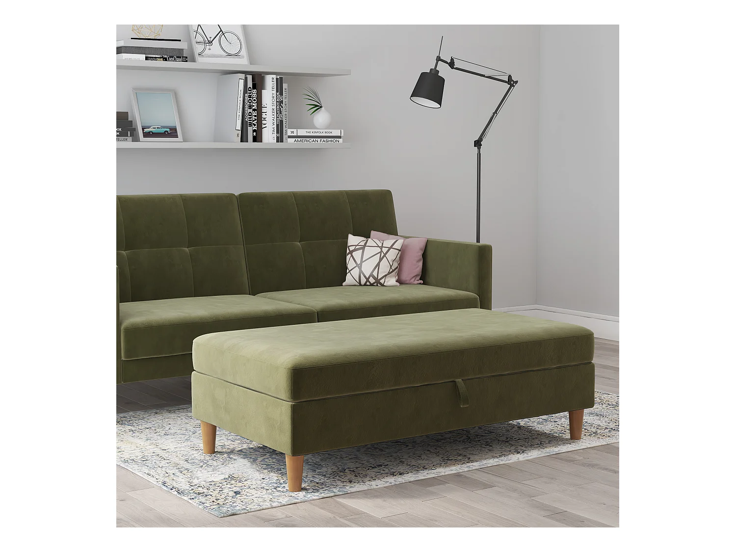 Pouf contenitore Lilly Oliva