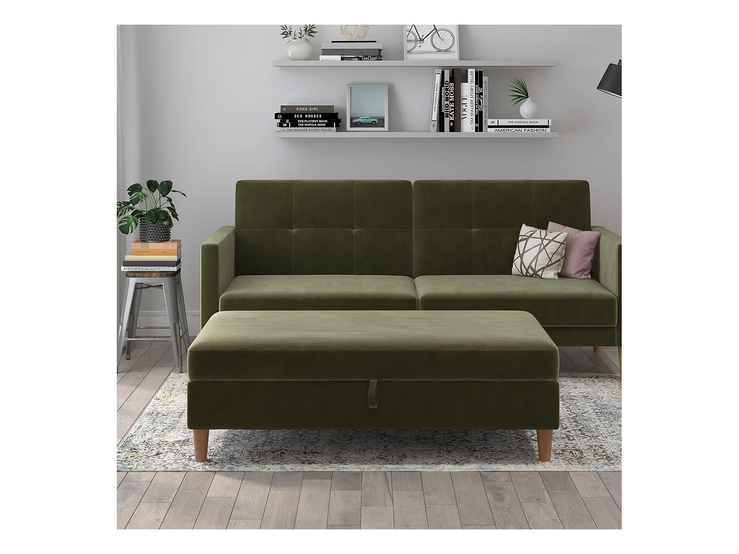 Pouf contenitore Lilly Oliva