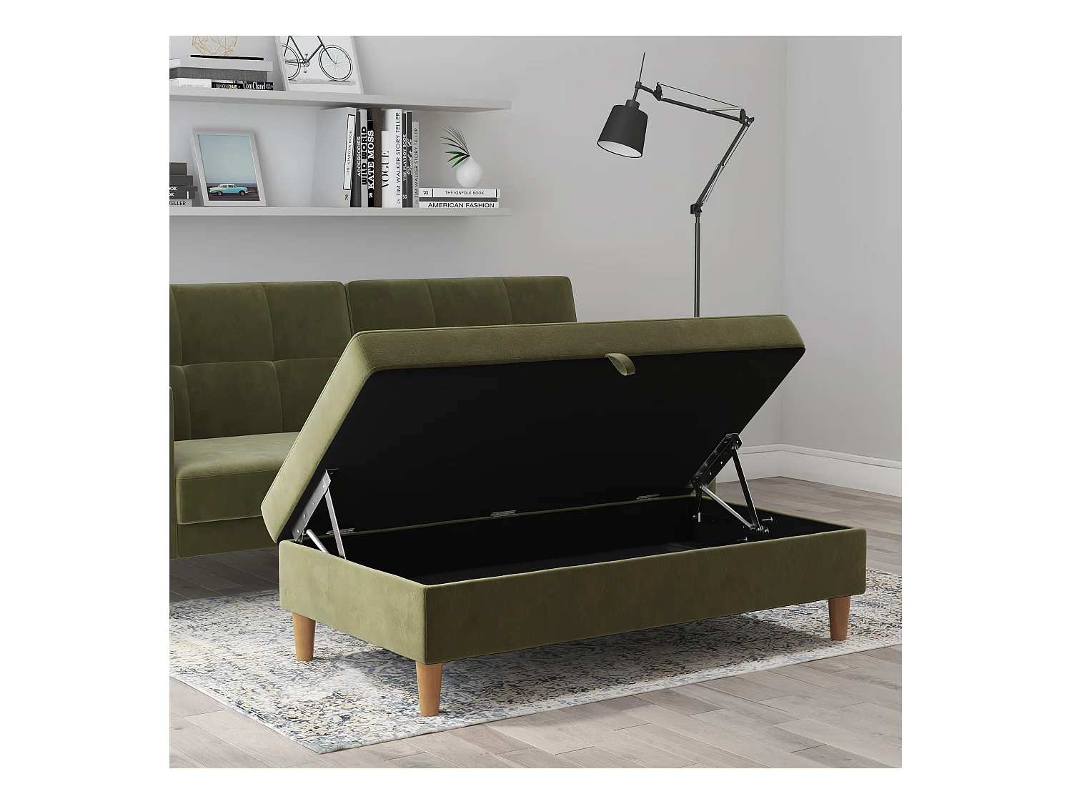 Pouf contenitore Lilly Oliva