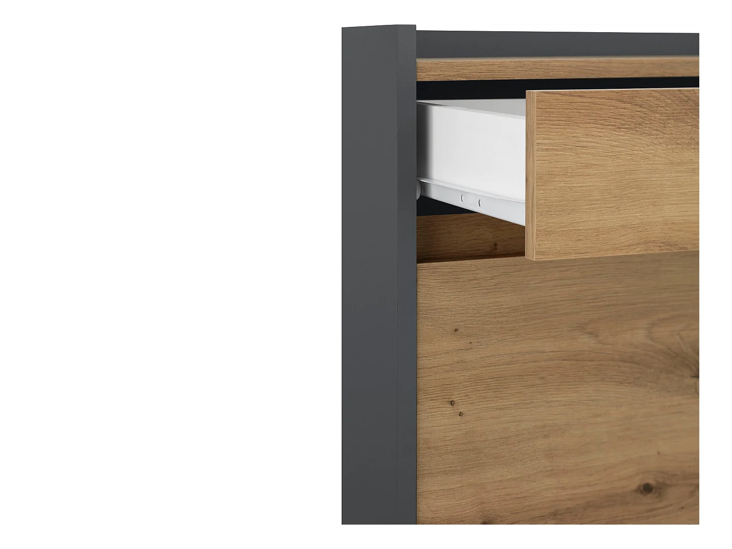 Commode Kosmo 8 Tiroirs ChêneAnthr