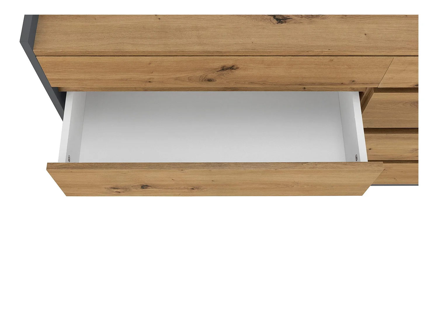 Commode Kosmo 8 Tiroirs ChêneAnthr