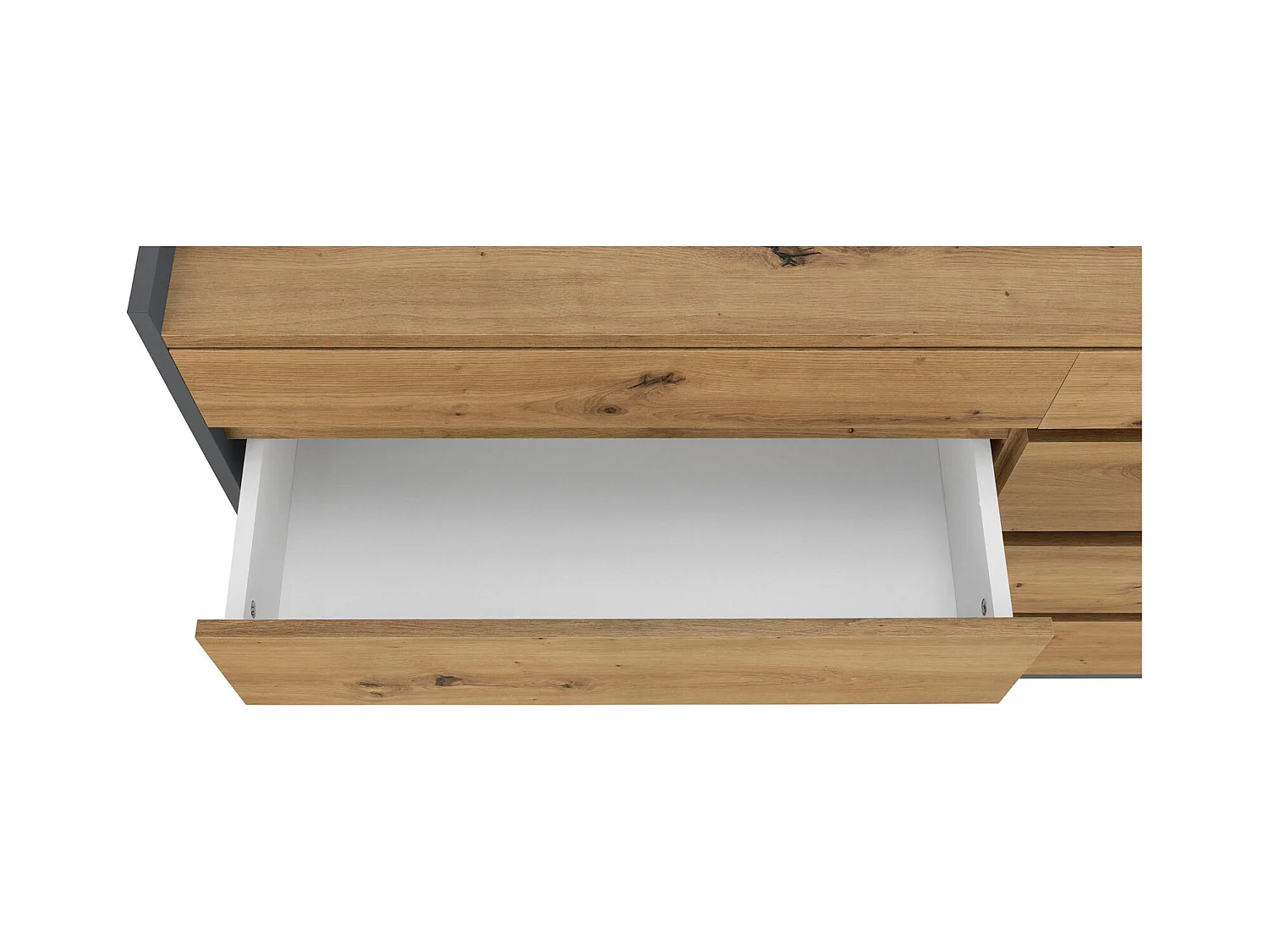 Commode Kosmo 8 Tiroirs ChêneAnthr