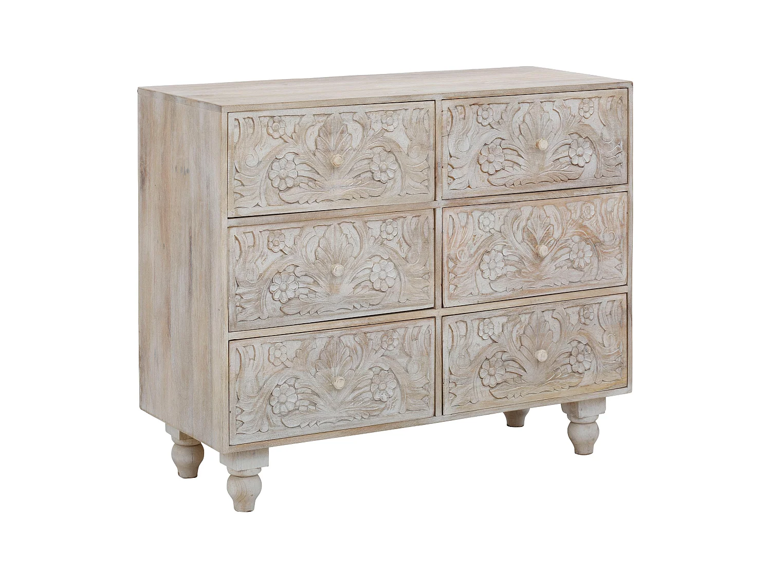 Malati Cómoda 6 Cajones L.Marrón