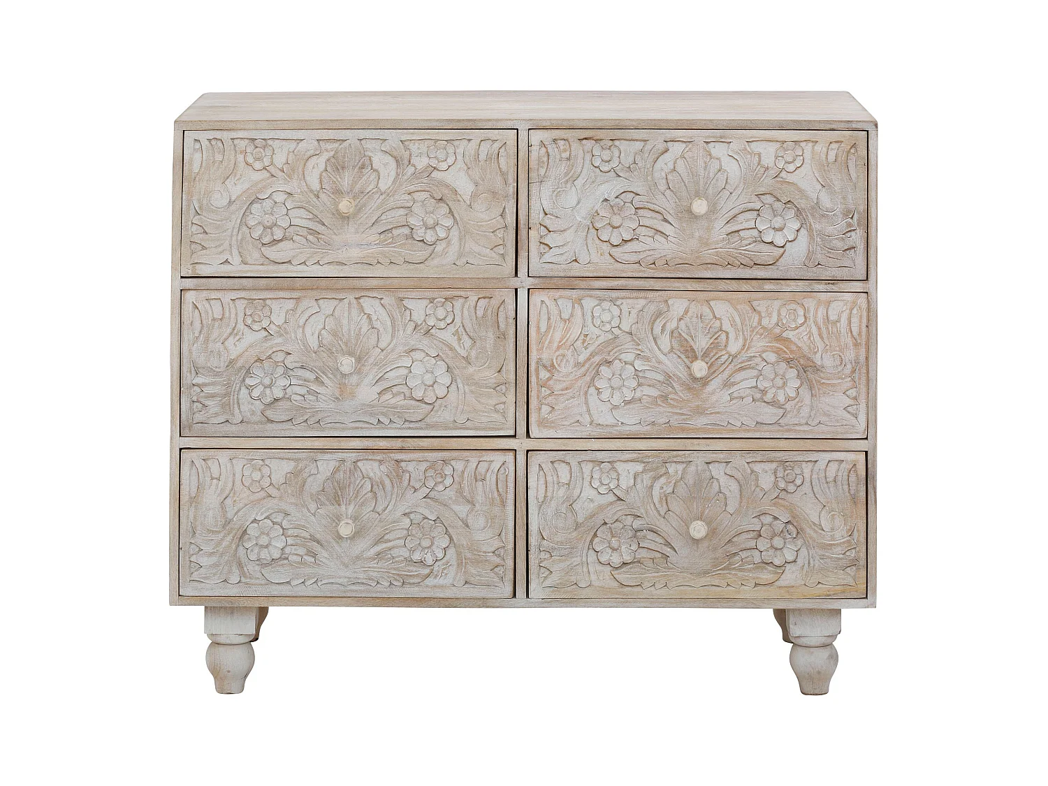 Malati Cómoda 6 Cajones L.Marrón