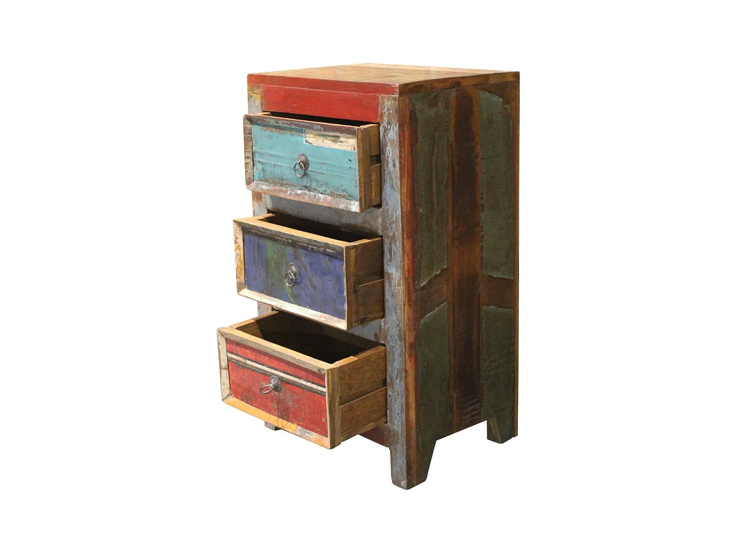 Montréal Comò 3 Cassetti Marrone