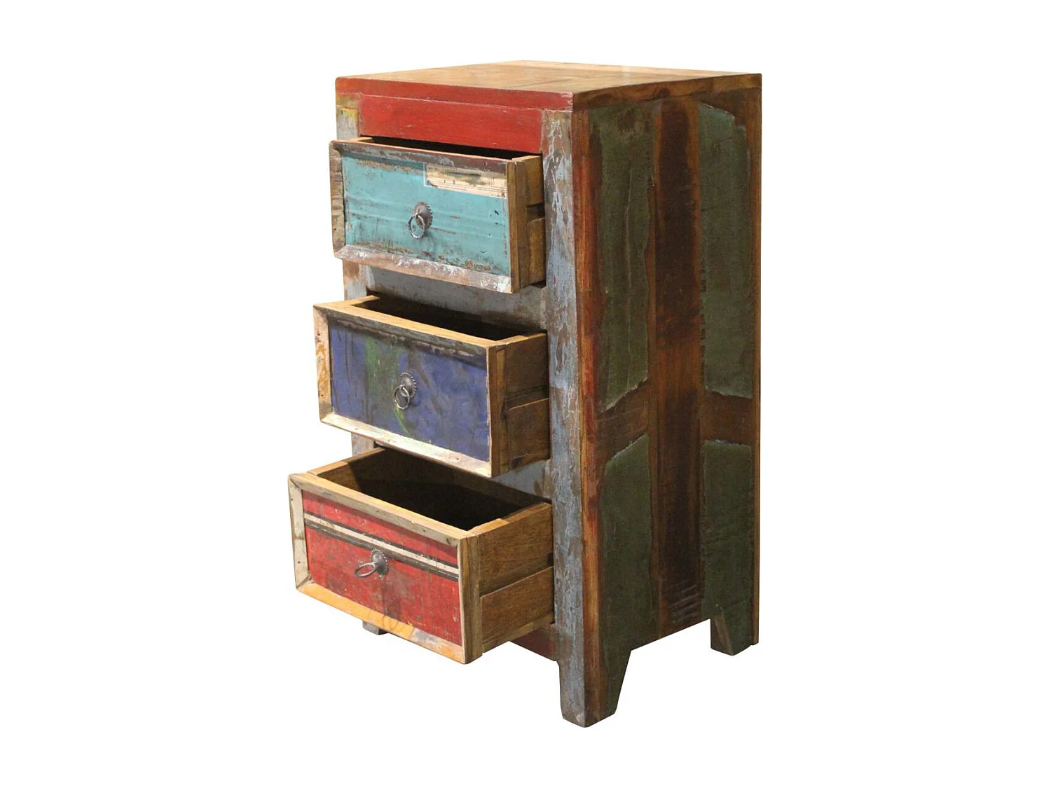 Commode Montreal 3 Tiroirs Brun