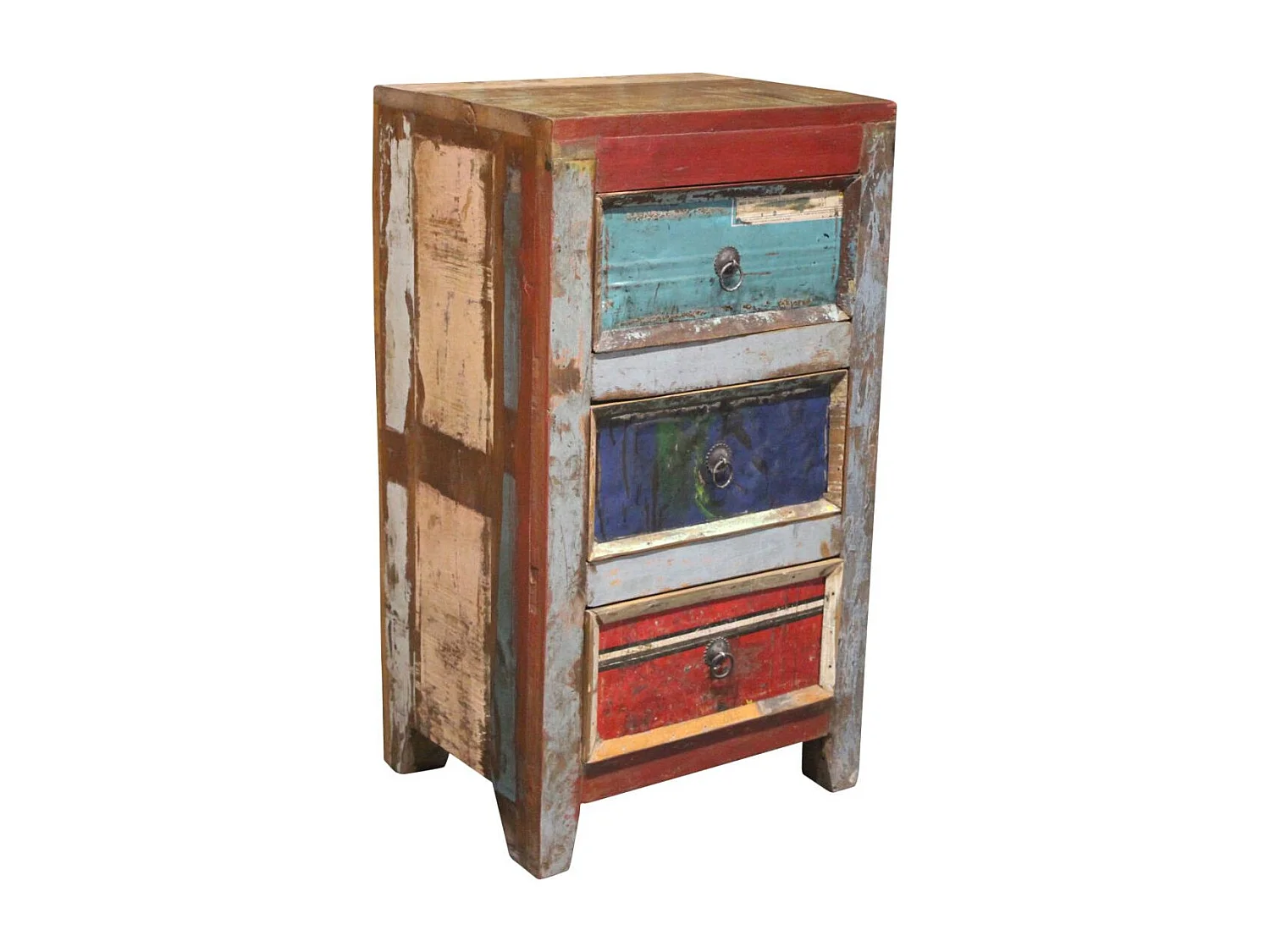 Commode Montreal 3 Tiroirs Brun