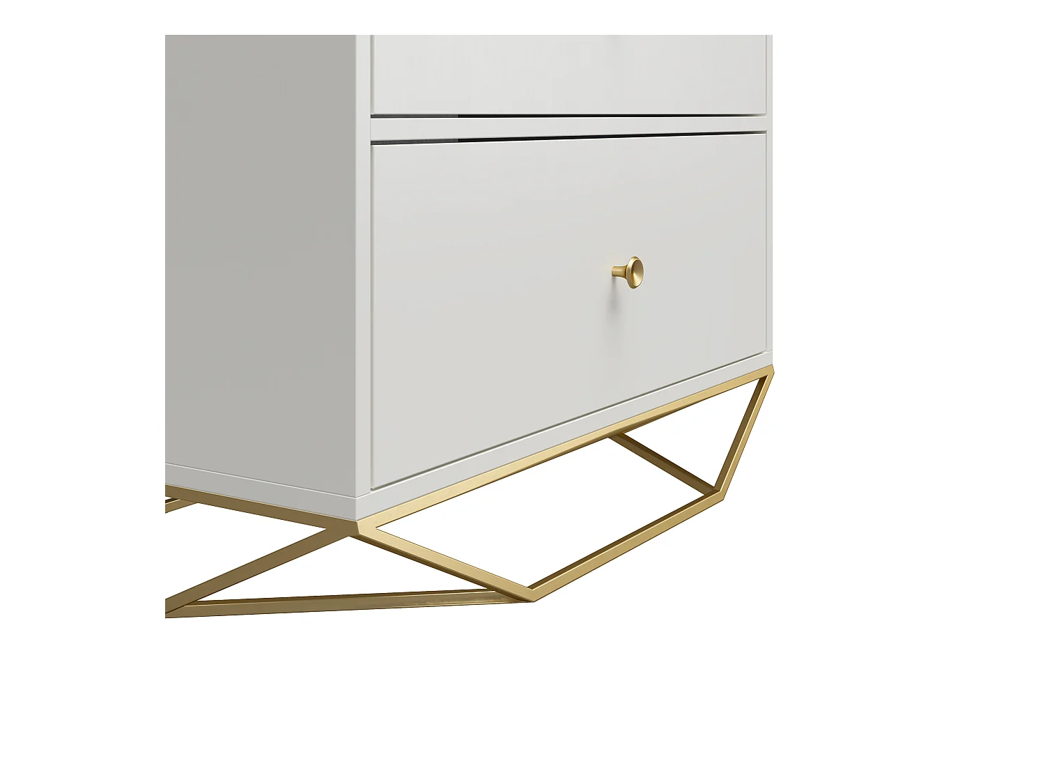 Blair Kommode mit 5 Schubladen. Weiß