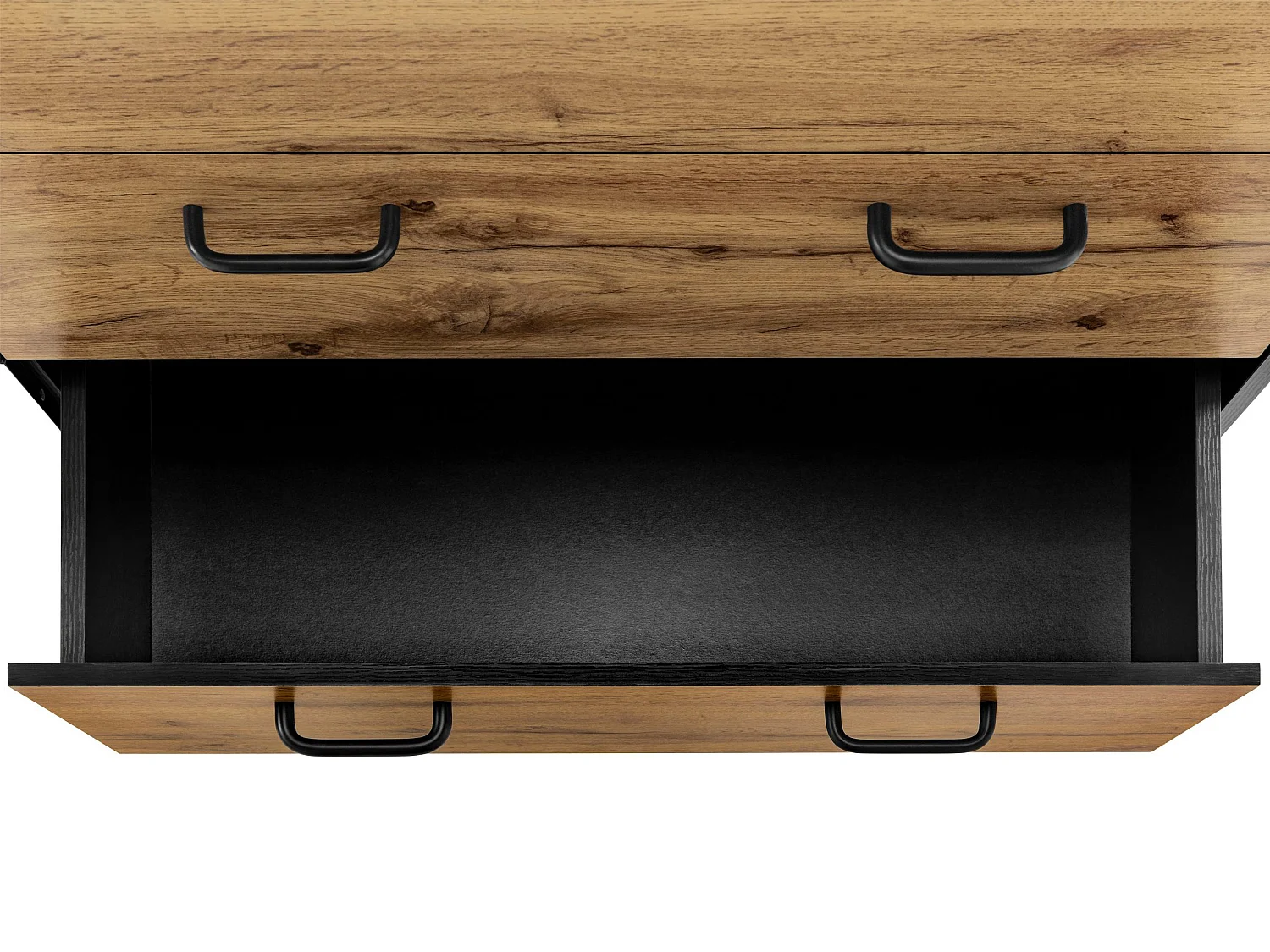 Rocco | Coffre 2x3 Tiroirs Chêne Noir