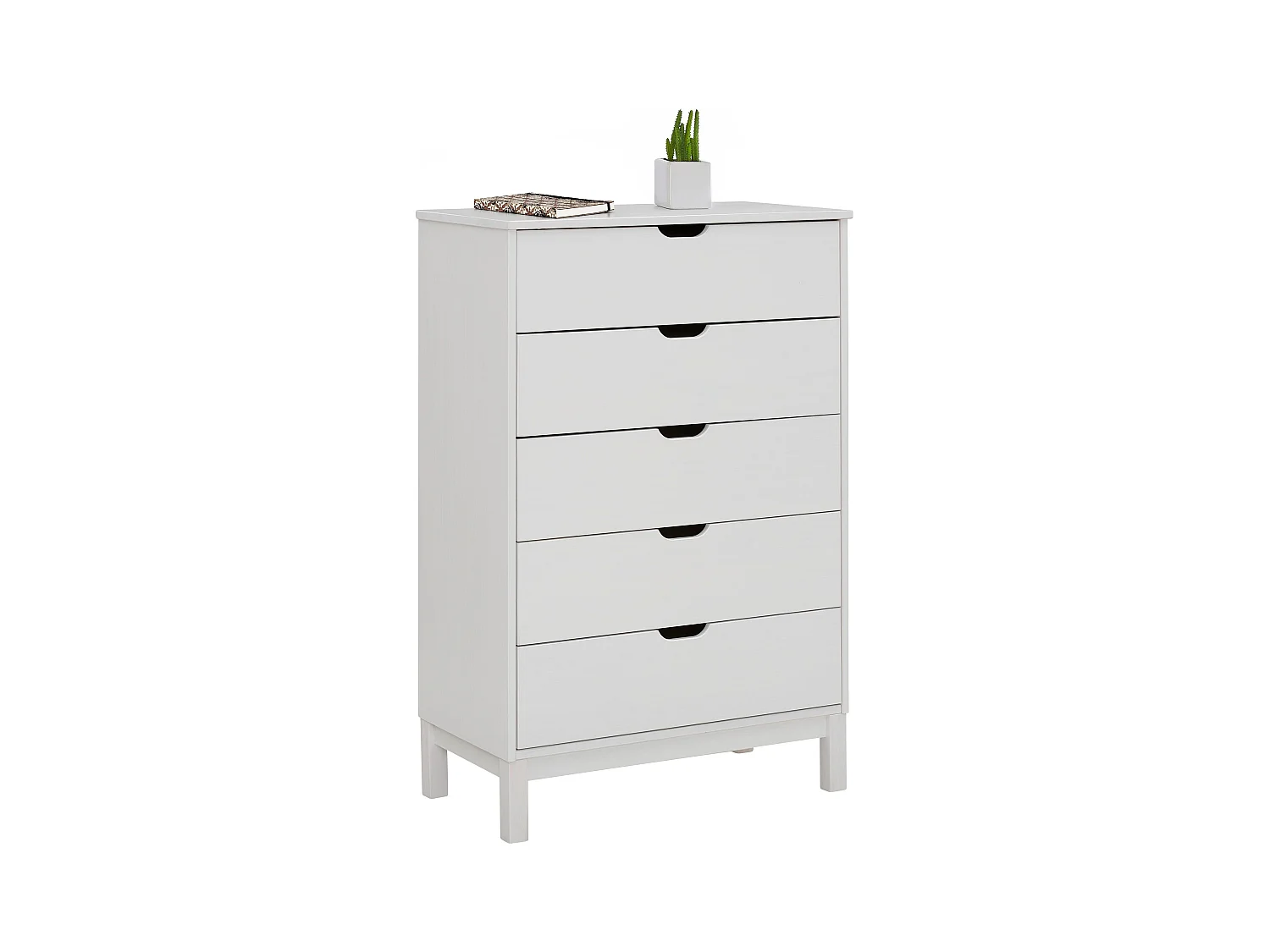 Post-Commode 5 Laden Wit