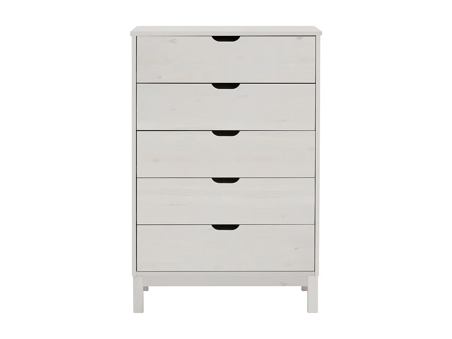 Post | Chest 5 Drawers White